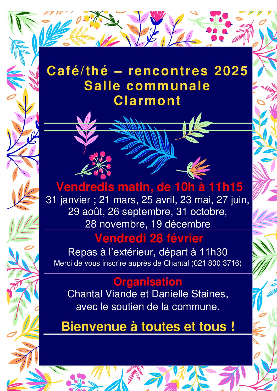 Café/thé – Rencontres